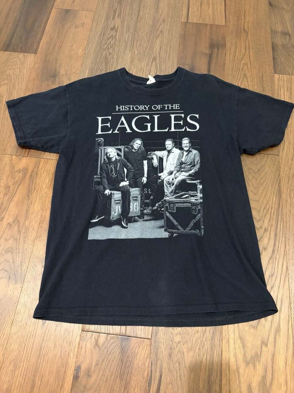 Anvil Eagles History of the Eagles Tour 2014 T-Shirt Size L Black